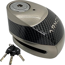 Armor MVA 610 10 mm 120 dB Alarmlı Gri Disk Kilidi