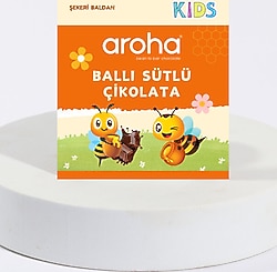 Aroha Kids Ballı Sütlü Çikolata 28 gr