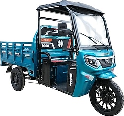 Arora AR50000 1500 W Kabinli 3 Tekerlekli Elektrikli Motosiklet Mavi