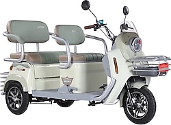 Arora Felix New 1000 W 3 Tekerlekli Elektrikli Motosiklet Yeşil
