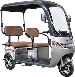 Arora Felix Pro 1000 W 3 Tekerlekli Elektrikli Motosiklet Gri