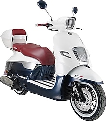 Arora Malibu Pro 125 cc Scooter Motosiklet Beyaz-Lacivert