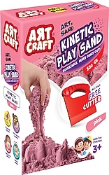 Art Craft Aksesuarlı Pembe Kinetik Oyun Kumu 500 gr 03688