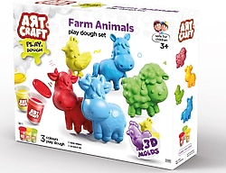 Art Craft Çiftlik Hayvanları Oyun Hamuru Seti 168 gr 03993