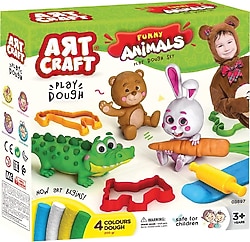 Art Craft Eğlenceli Hayvanlar Hamur Seti 03697