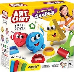Art Craft Geometrik Şekiller Hamur Set 200 gr 03682