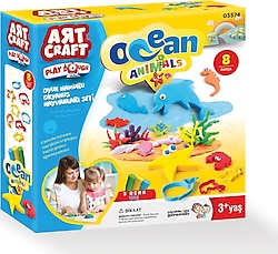Art Craft Okyanus Hayvanları Seti Oyun Hamuru 150 gr 03574
