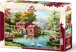Art Puzzle Kırmızı Eski Değirmen Puzzle 1000 Parça 5188