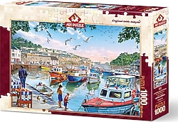 Art Puzzle Limandaki Küçük Balıkçılar Puzzle 1000 Parça 4231