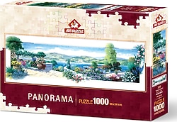 Art Puzzle Bahçe Teras Panorama Puzzle 1000 Parça 5348