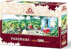 Art Puzzle Verandadaki Misafir Panorama Puzzle 1000 Parça 5349