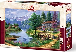 Art Puzzle Göl Köy Puzzle 1500 Parça 5371