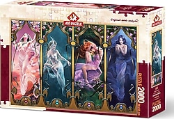 Art Puzzle Dört Cevher Puzzle 2000 Parça 4573