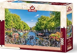 Art Puzzle Amsterdam Kanalı Puzzle 2000 Parça 5480