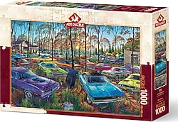 Art Araba Mezarlığı Puzzle 1000 Parça 5269