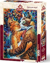 Art Puzzle Aşık Kedilerin Dansı Puzzle 1000 Parça 4226