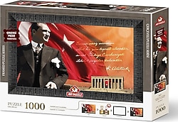 Art Puzzle Atatürk Ve Anıtkabir 1000 Parça Çerçeveli Puzzle 5697