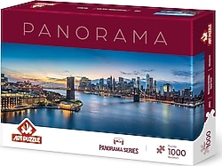 Art Puzzle Brooklyn Bridge New York 1000 Parça Panorama Puzzle 41105