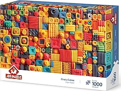 Art Puzzle Çılgın Küpler 1000 Parça Puzzle 41037