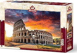 Art Colosseum'da Gün Batımı Puzzle 1000 Parça 5265