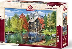 Art Puzzle Değirmen Kenarında Balık Avı Puzzle 1500 Parça 4550