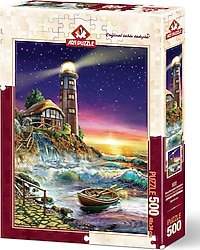 Art Puzzle Deniz Fenerinden Günbatımı Puzzle 500 Parça 4210