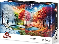 Art Dört Dünya 2000 Parça Puzzle 42001