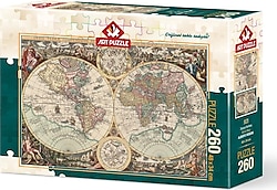 Art Puzzle Dünya Haritası Puzzle 260 Parça 4276