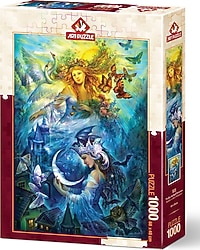 Art Puzzle Gündüz ve Gece Prensesleri Puzzle 1000 Parça 5218