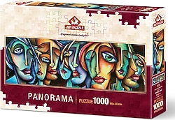 Art Puzzle Hüznü Paylaşanlar Panorama Puzzle 1000 Parça 4446