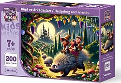 Art Kids Kirpi ve Arkadaşları 200 Parça Puzzle