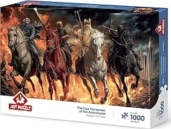 Art Puzzle Mahşerin Dört Atlısı 1000 Parça Puzzle 41004