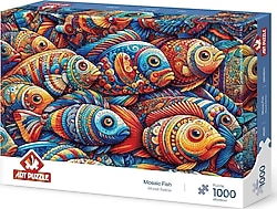 Art Puzzle Mozaik Balıklar 1000 Parça Puzzle 41035