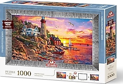 Art Puzzle Muhteşem Batış 1000 Parça Çerçeveli Puzzle 5671
