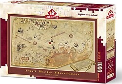 Art Piri Reis Haritası Puzzle 1000 Parça 4308