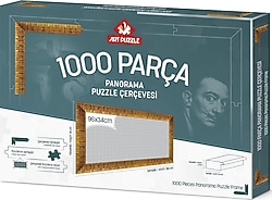 Art Puzzle 1000 Parça Altın Panorama Demonte Puzzle Çerçevesi