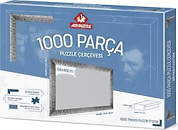 Selçuklu Sanat Puzzle Çerçevesi 30 Mm 48x68 Cm (1000'luk) Beyaz