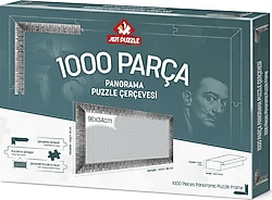 Art Puzzle 1000 Parça Gümüş Panorama Demonte Puzzle Çerçevesi