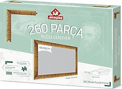 Art Puzzle 260 Parça Altın Demonte Puzzle Çerçevesi