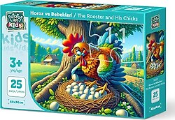 Art Puzzle Horoz Ve Bebekleri 25 Parça Puzzle 35039