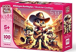 Art Puzzle Müzisyen Kovboylar 100 Parça Puzzle 35417