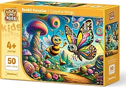 Art Puzzle Renkli Kanatlar 50 Parça Puzzle 35323