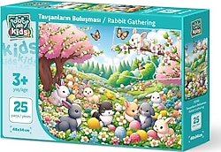 Art Puzzle Tavşanların Buluşması 25 Parça Puzzle 35046
