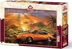 Art Puzzle Sarı Porsche 1500 Parça Puzzle 5406