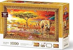 Art Puzzle Savana'nın Kralları 1000 Parça Puzzle 5695