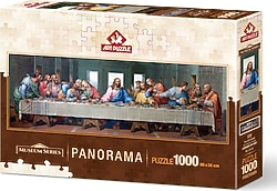 Art Son Akşam Yemeği Panorama Puzzle 1000 Parça 5244