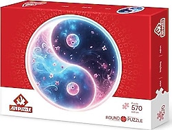 Art Puzzle Ying Yang 570 Parça Round Puzzle 45704