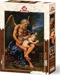 Art Puzzle Zaman ve Aşkın Savaşı Puzzle 500 Parça 5100