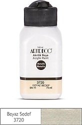 Artdeco Metalik 75 ml 3720 Beyaz Sedef Akrilik Boya