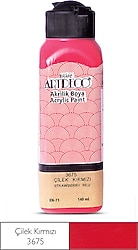 Artdeco 140 ml 3675 Çilek Kırmızı Akrilik Boya